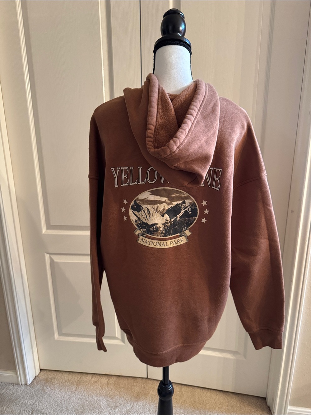 Rue21 Brown Yellowstone Zip-Up Hoodie - Size Large - Picture 4 of 10